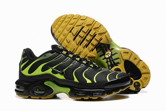 Cheap Nike Air Max Plus Black Green TN Men's Shoes-261